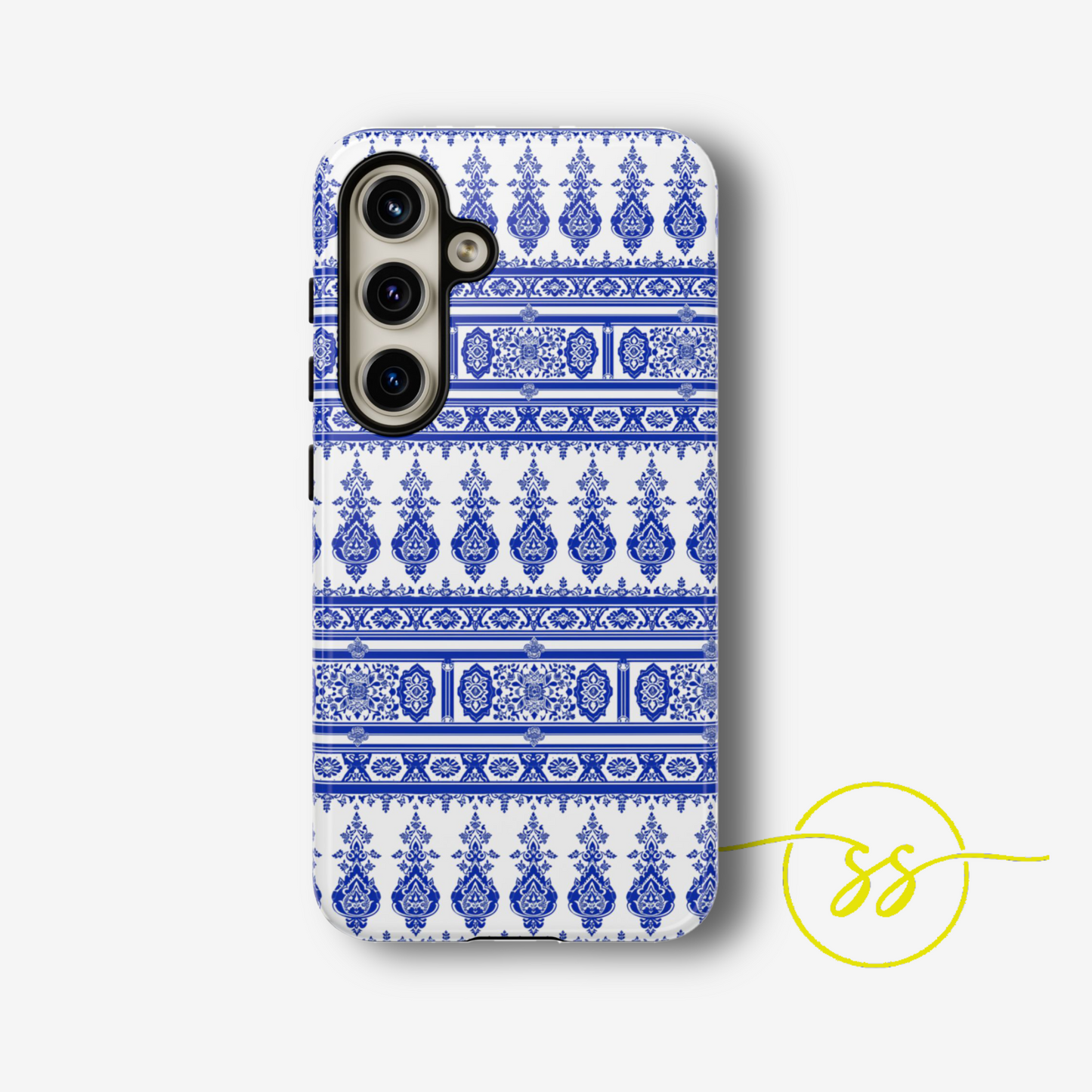 Traditional blue and white old design from Thailande Galaxy