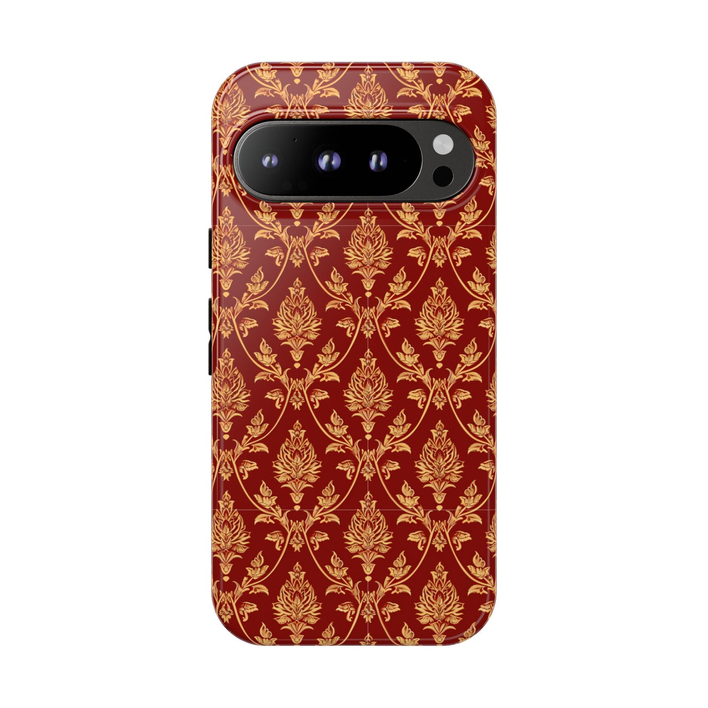 Thai traditional yellow on red patterns for Pixel