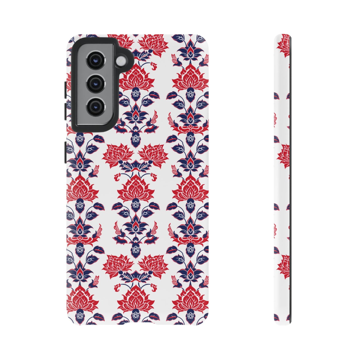 Old traditional Thai design Red on white for Galaxy