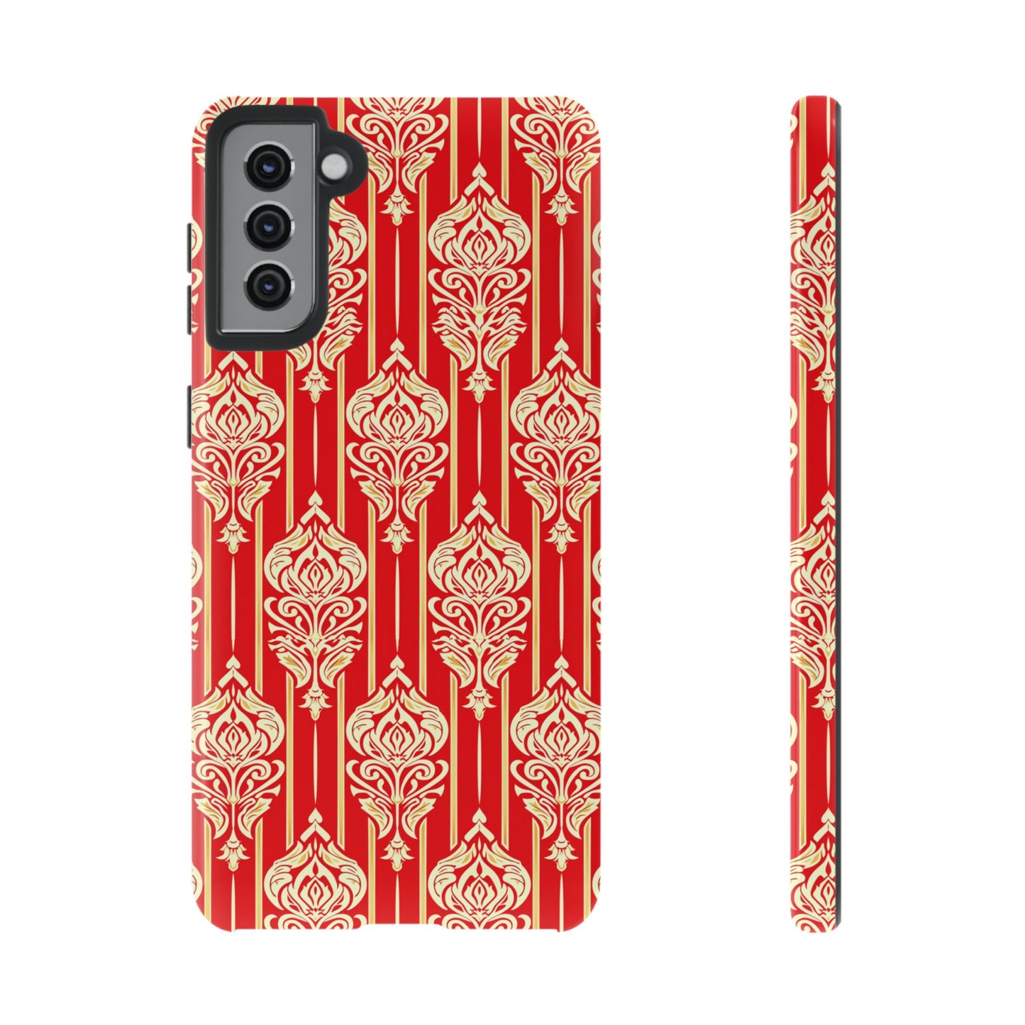 Motif of gold on red Classic Thailand design Galaxy