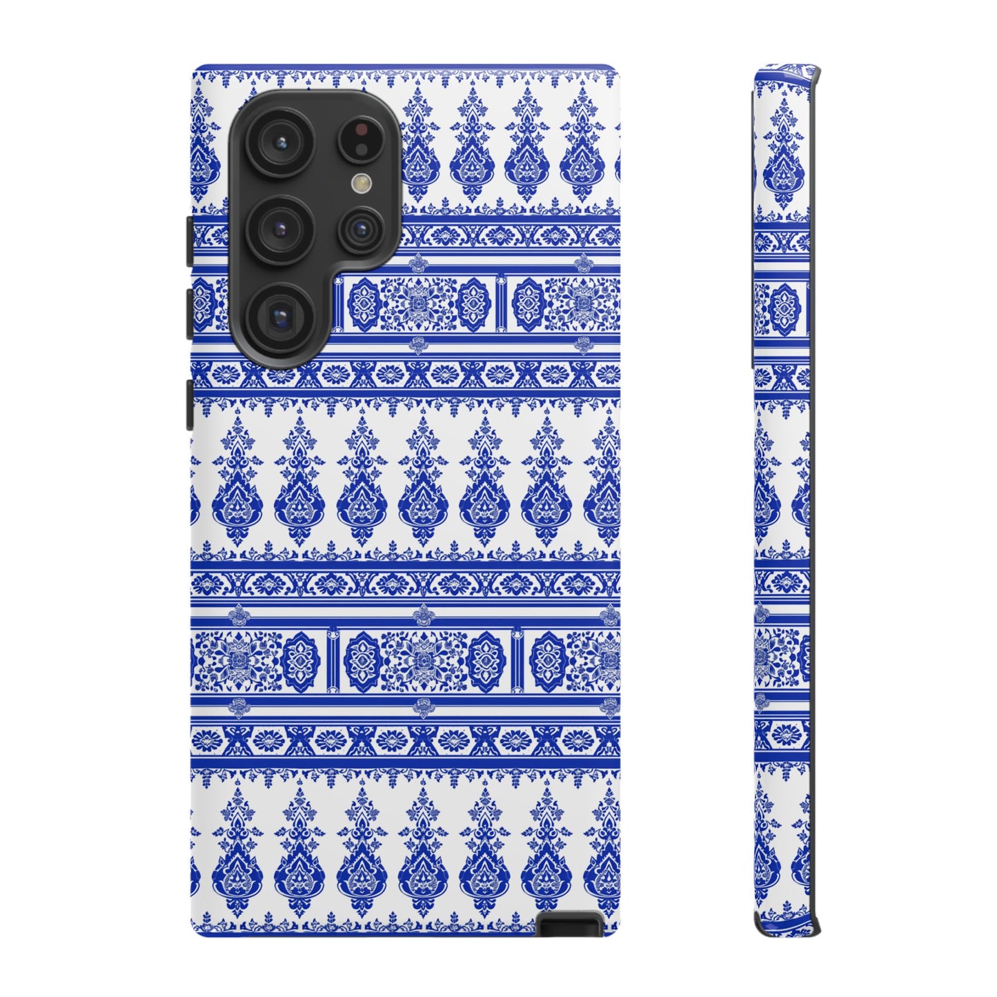 Traditional blue and white  old design from Thailande Galaxy