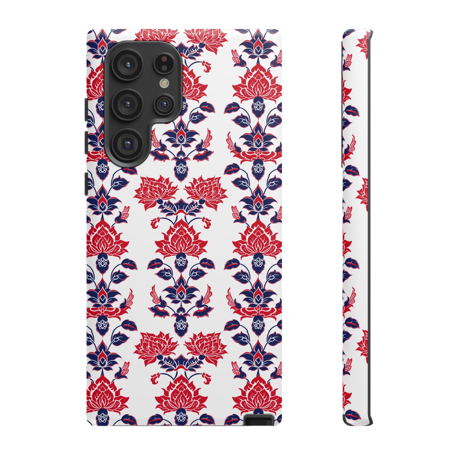 Old traditional Thai design Red on white for Galaxy