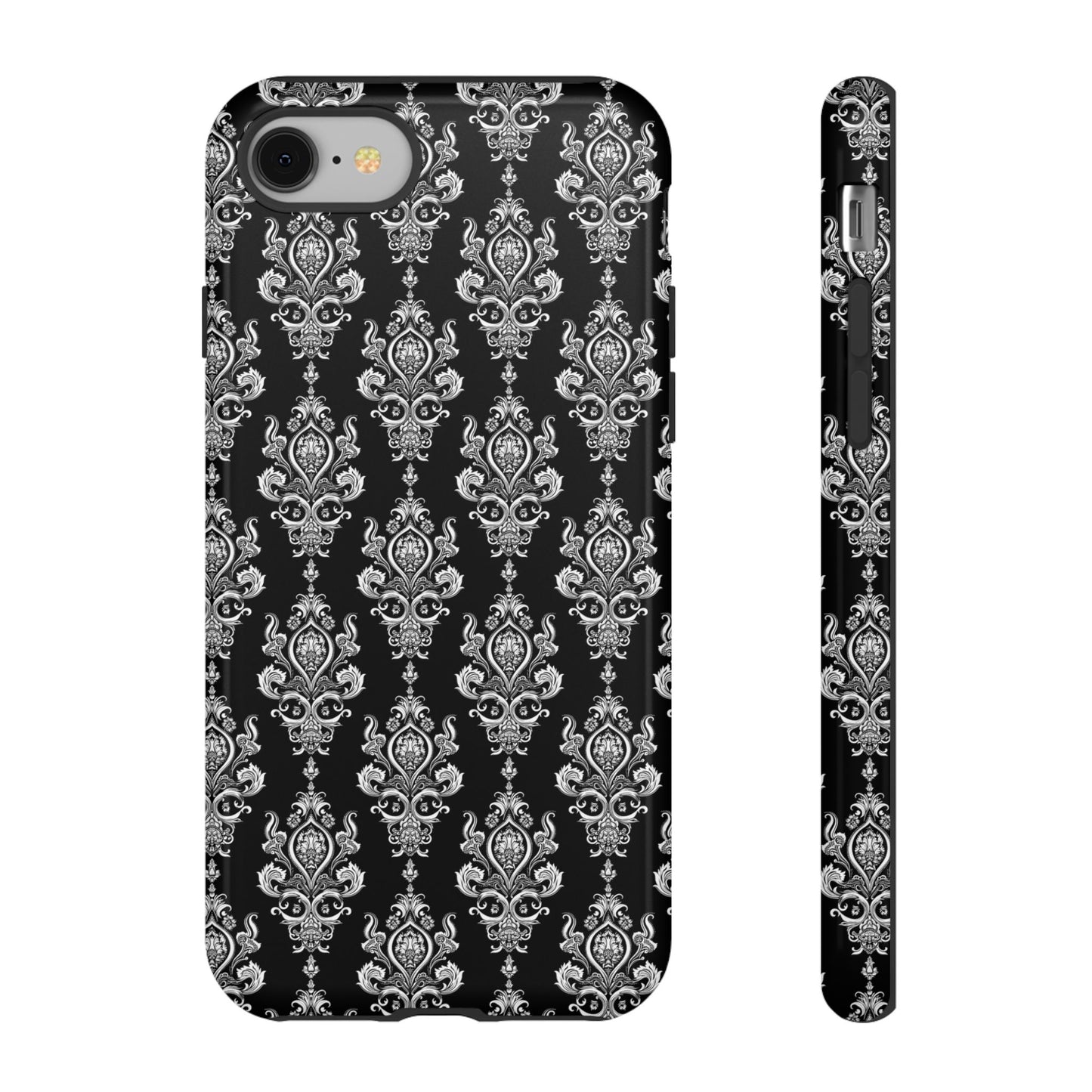 Traditional classy black and white motif from Thailande for Iphone