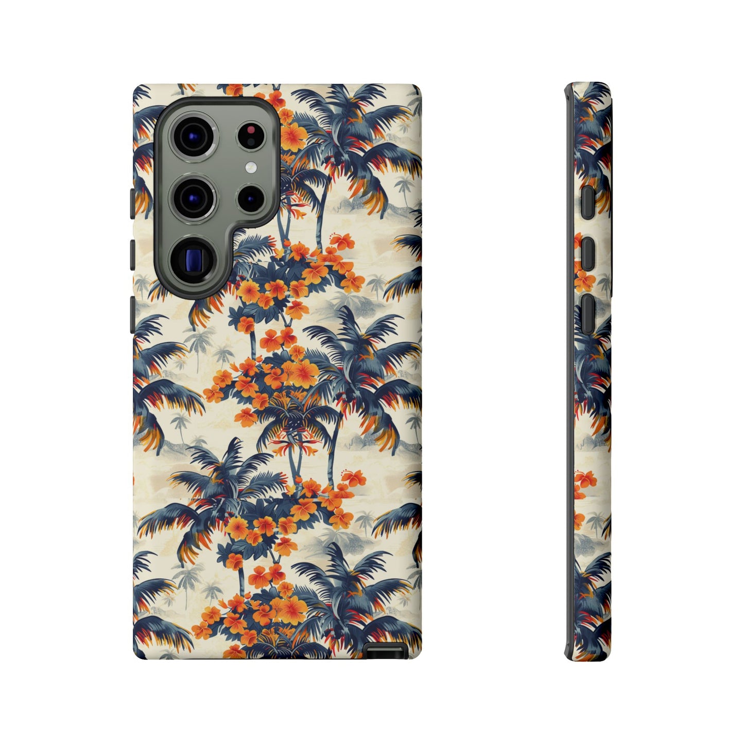 Thai colorful palm and flower Galaxy
