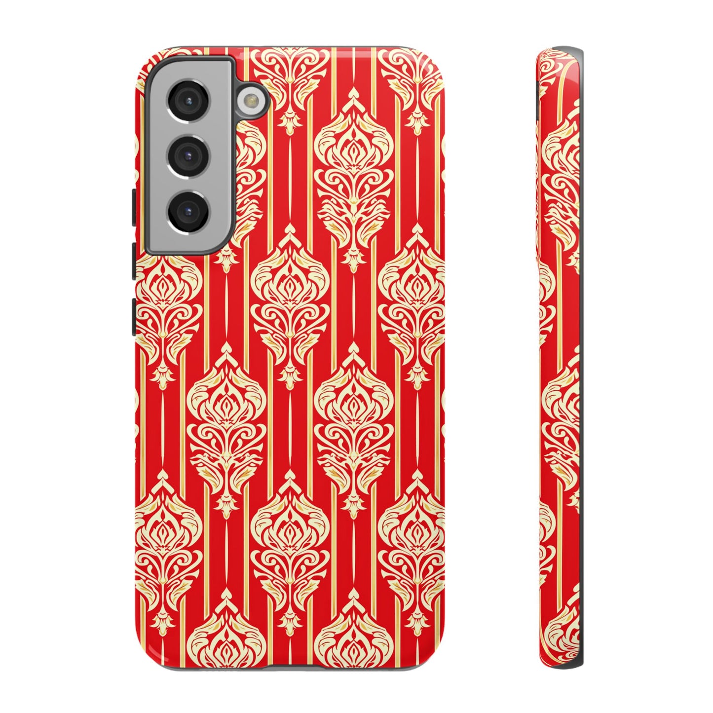 Motif of gold on red Classic Thailand design Galaxy