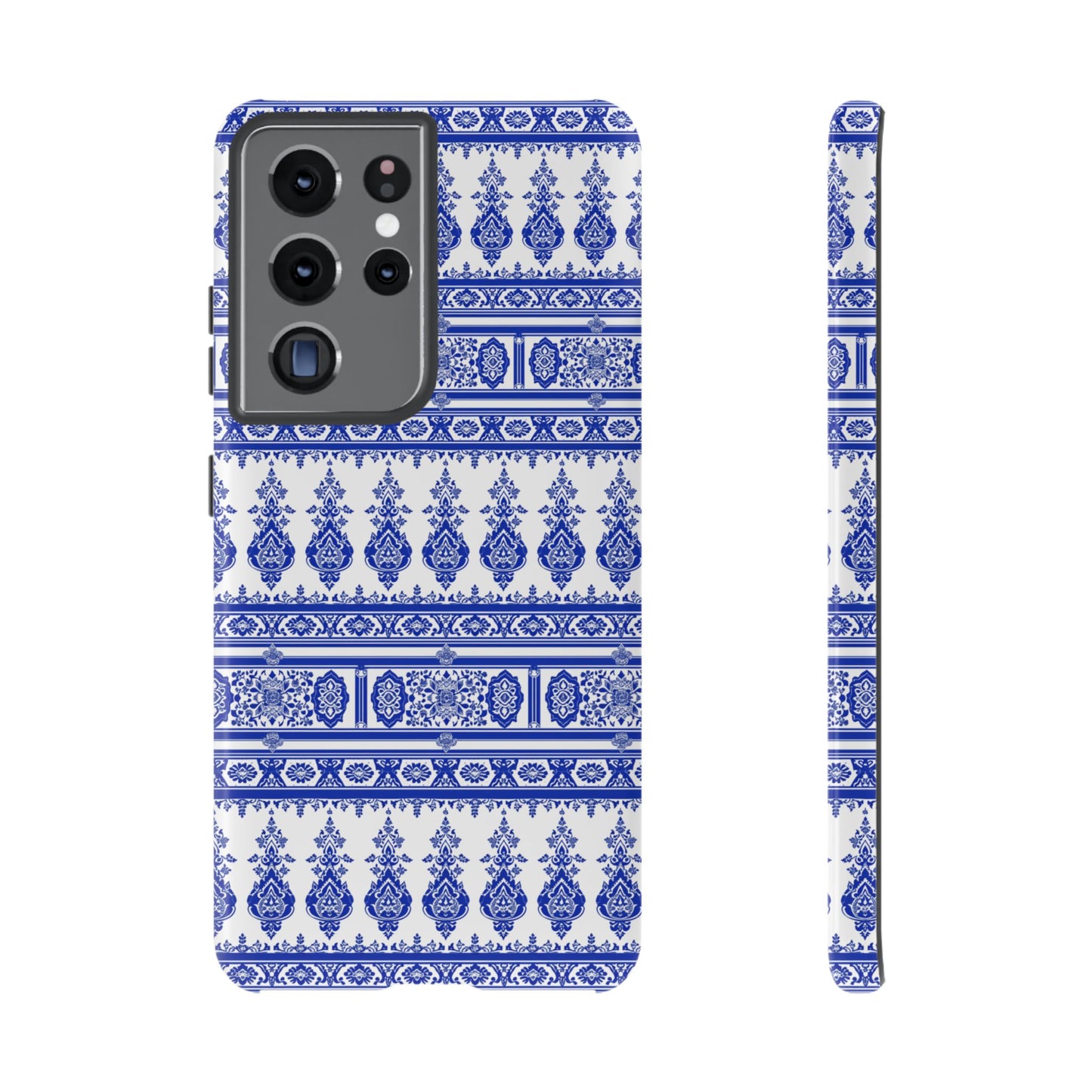Traditional blue and white  old design from Thailande Galaxy