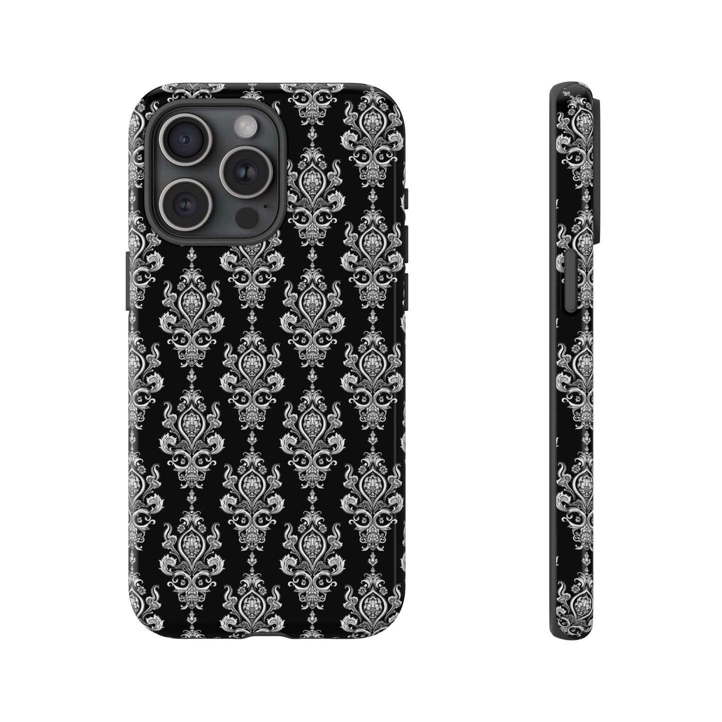 Traditional classy black and white motif from Thailande for Iphone