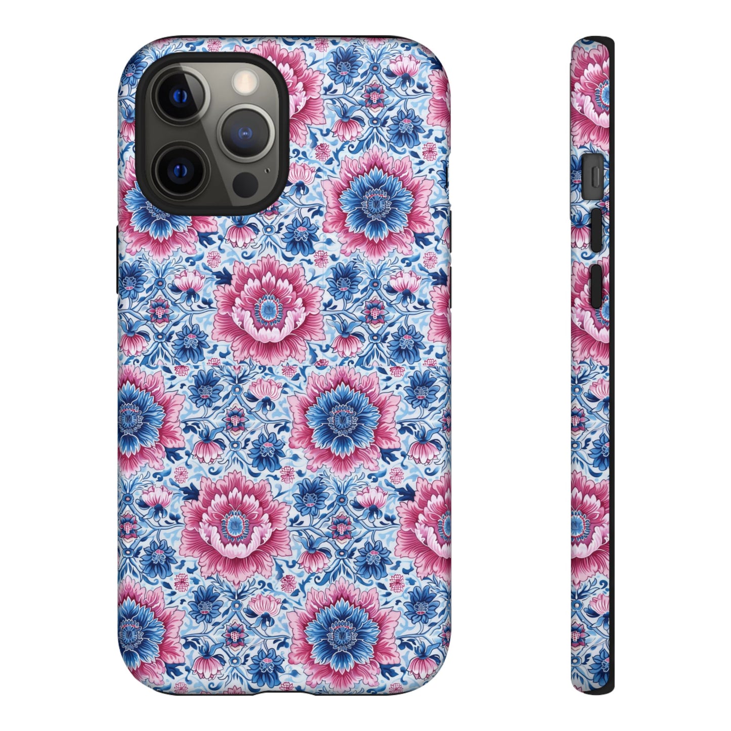 Bleu and Pink LOTUS Thai motif for Iphone