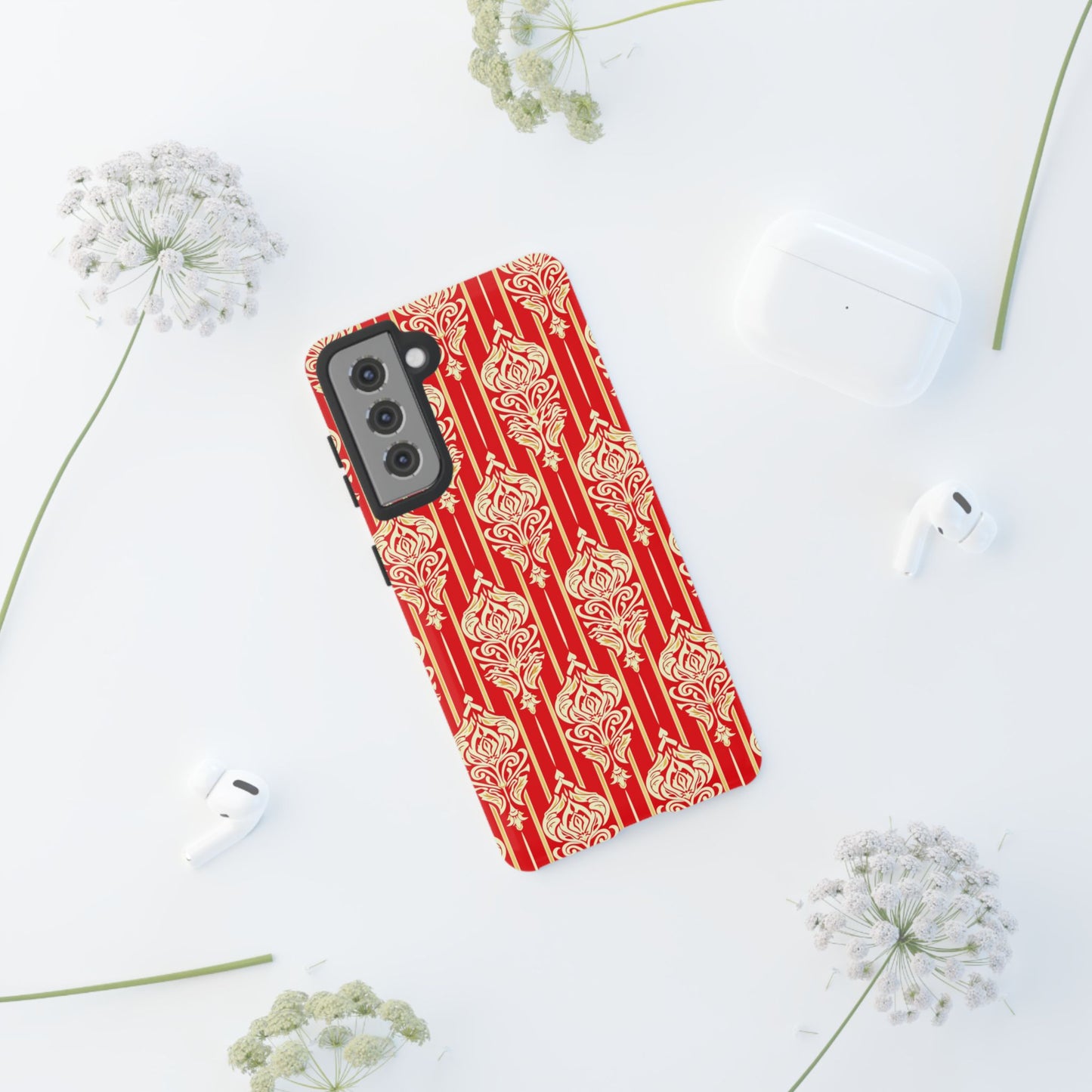 Motif of gold on red Classic Thailand design Galaxy