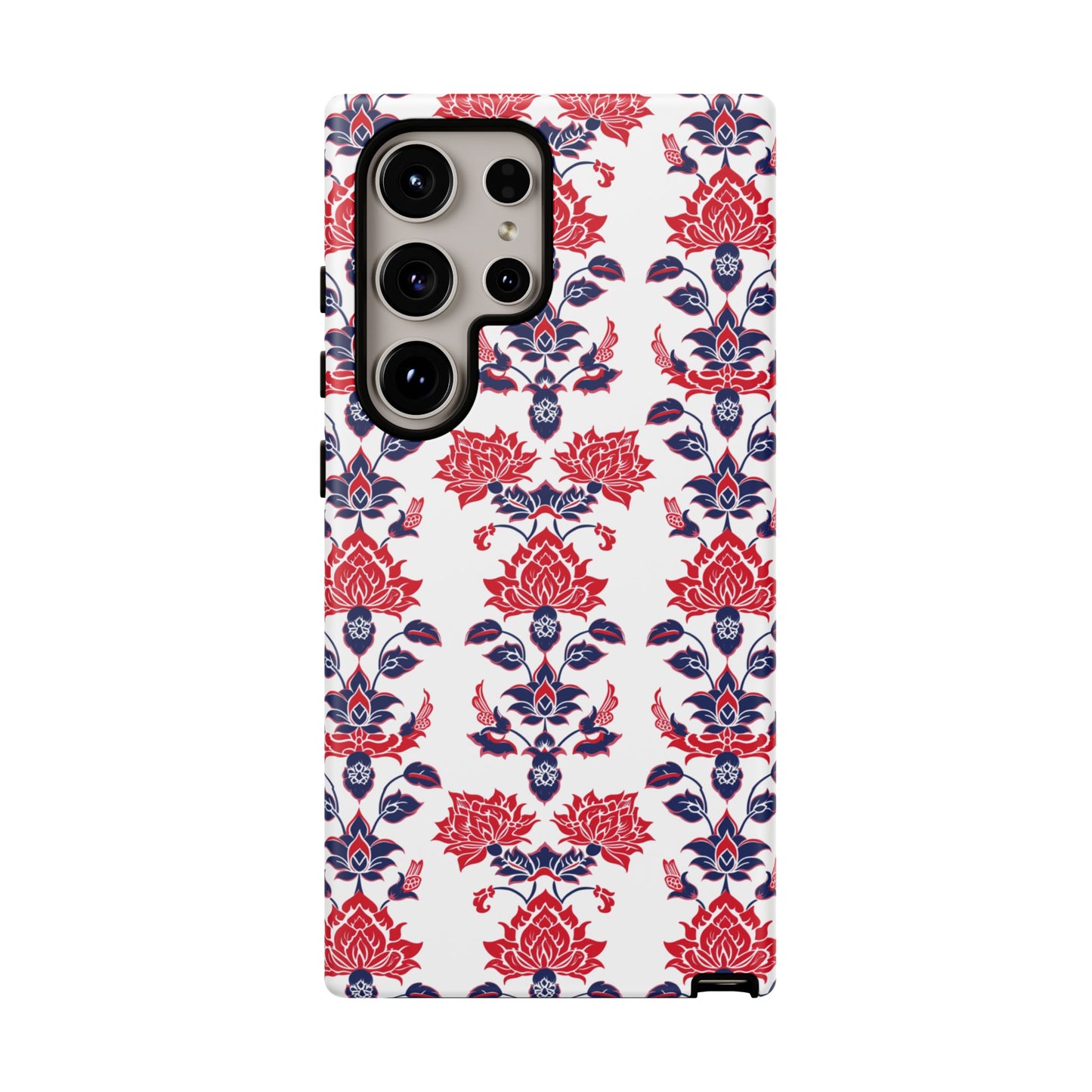Old traditional Thai design Red on white for Galaxy