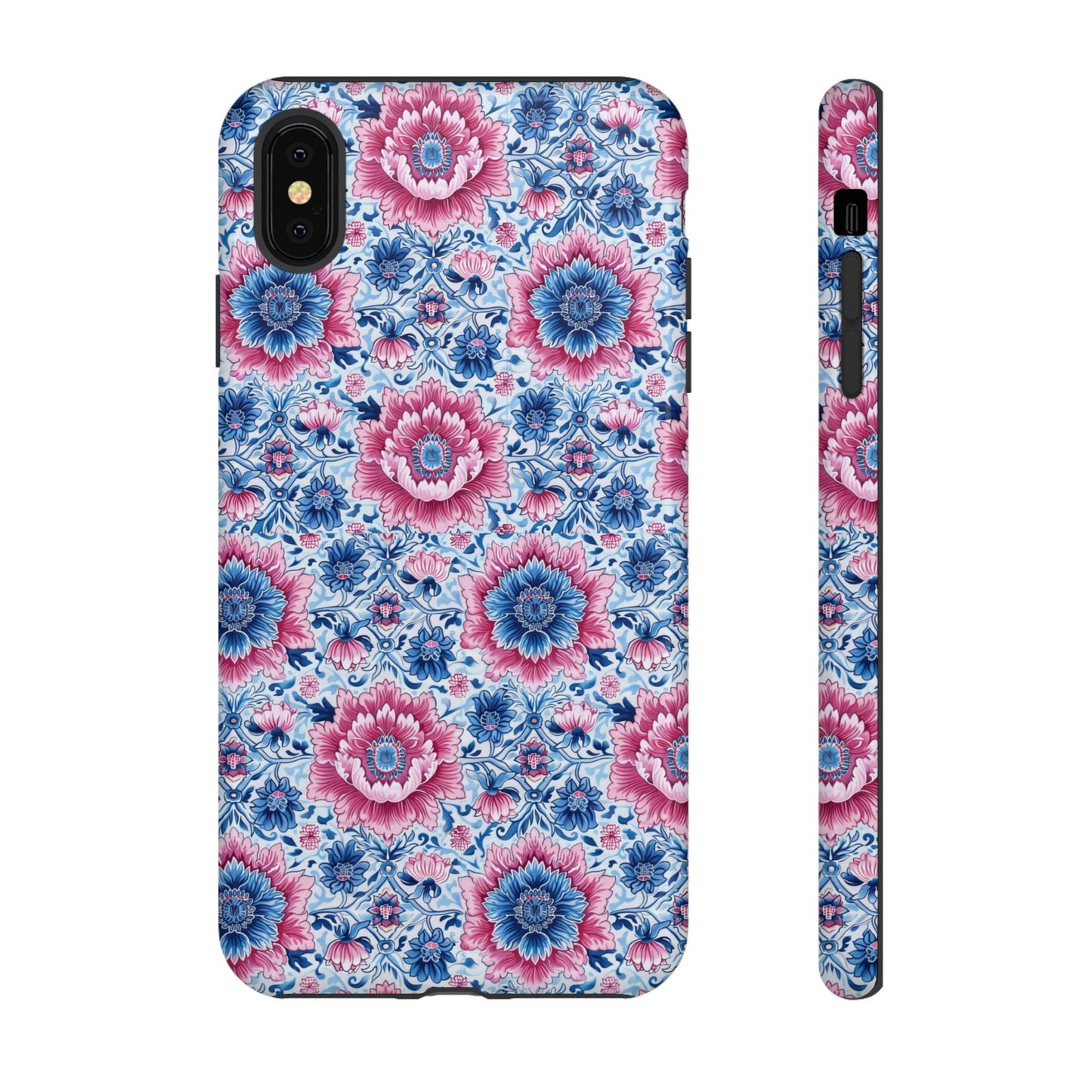 Bleu and Pink LOTUS Thai motif for Iphone