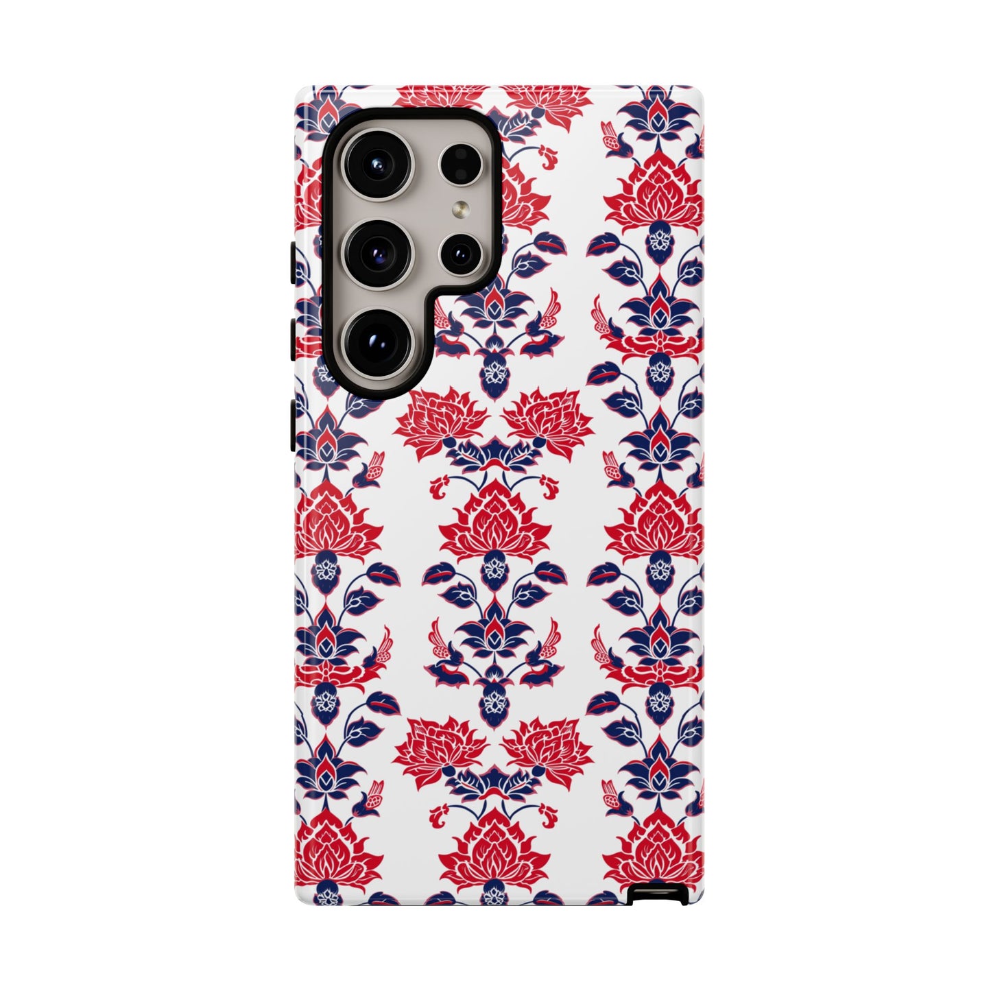 Old traditional Thai design Red on white for Galaxy