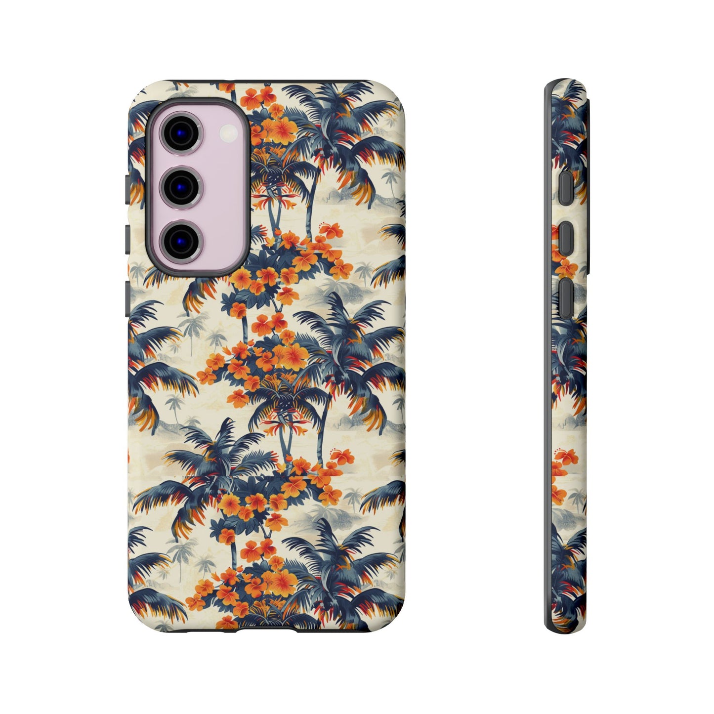Thai colorful palm and flower Galaxy