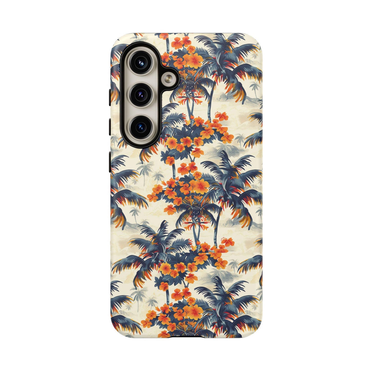 Thai colorful palm and flower Galaxy