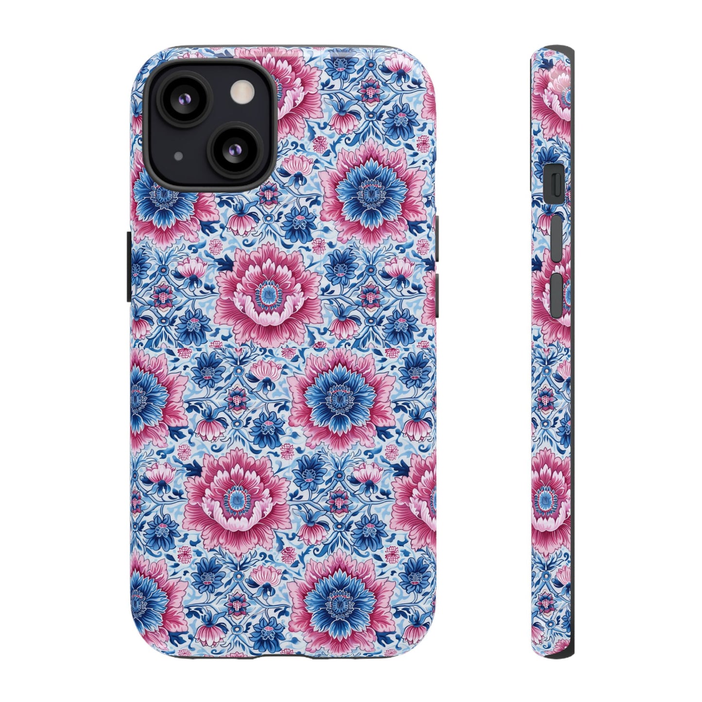 Bleu and Pink LOTUS Thai motif for Iphone