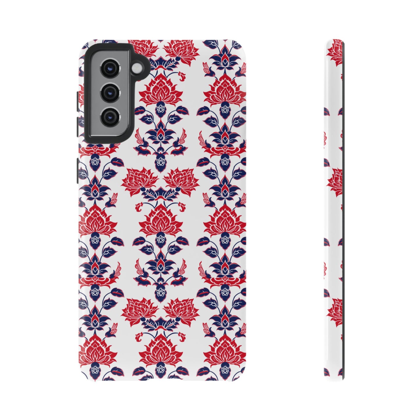 Old traditional Thai design Red on white for Galaxy