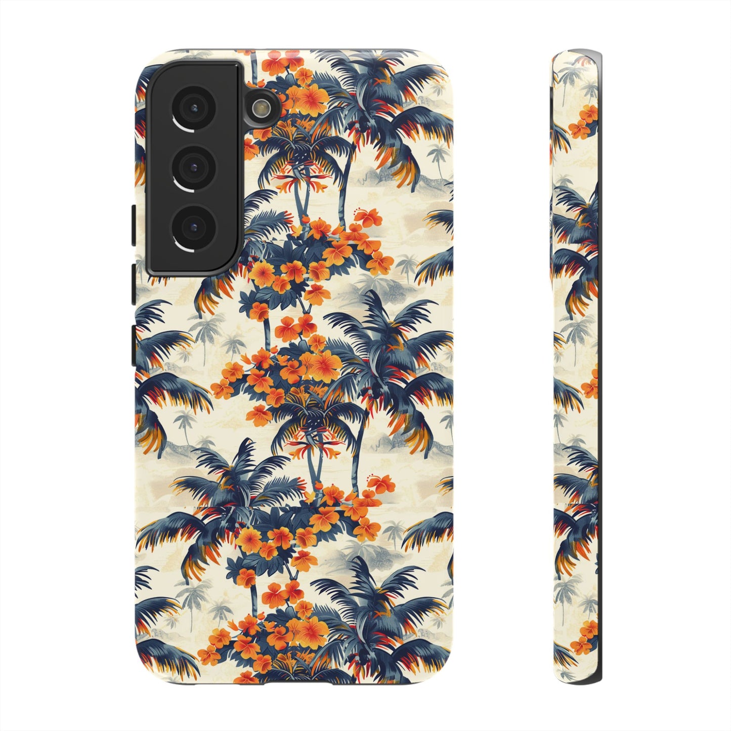 Thai colorful palm and flower Galaxy