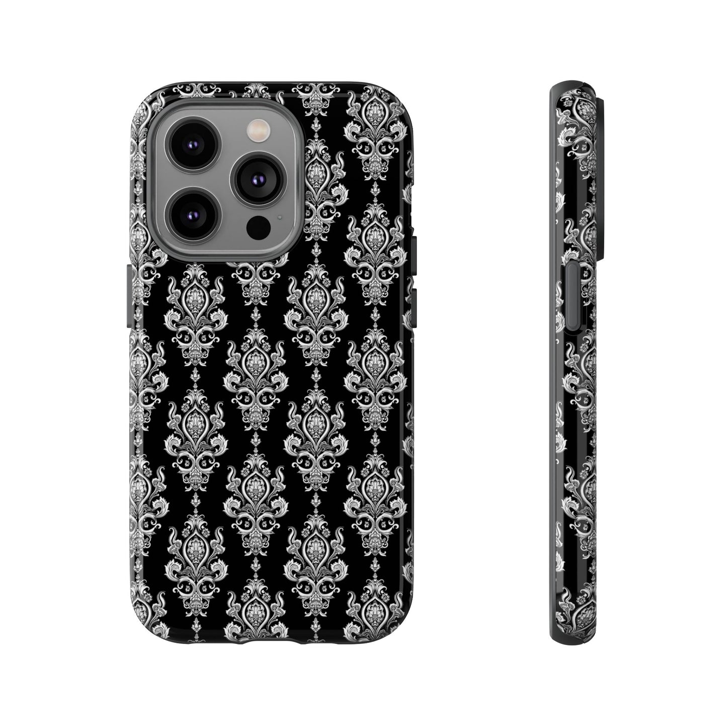 Traditional classy black and white motif from Thailande for Iphone