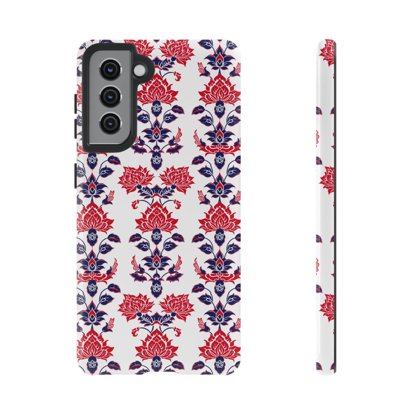 Old traditional Thai design Red on white for Galaxy