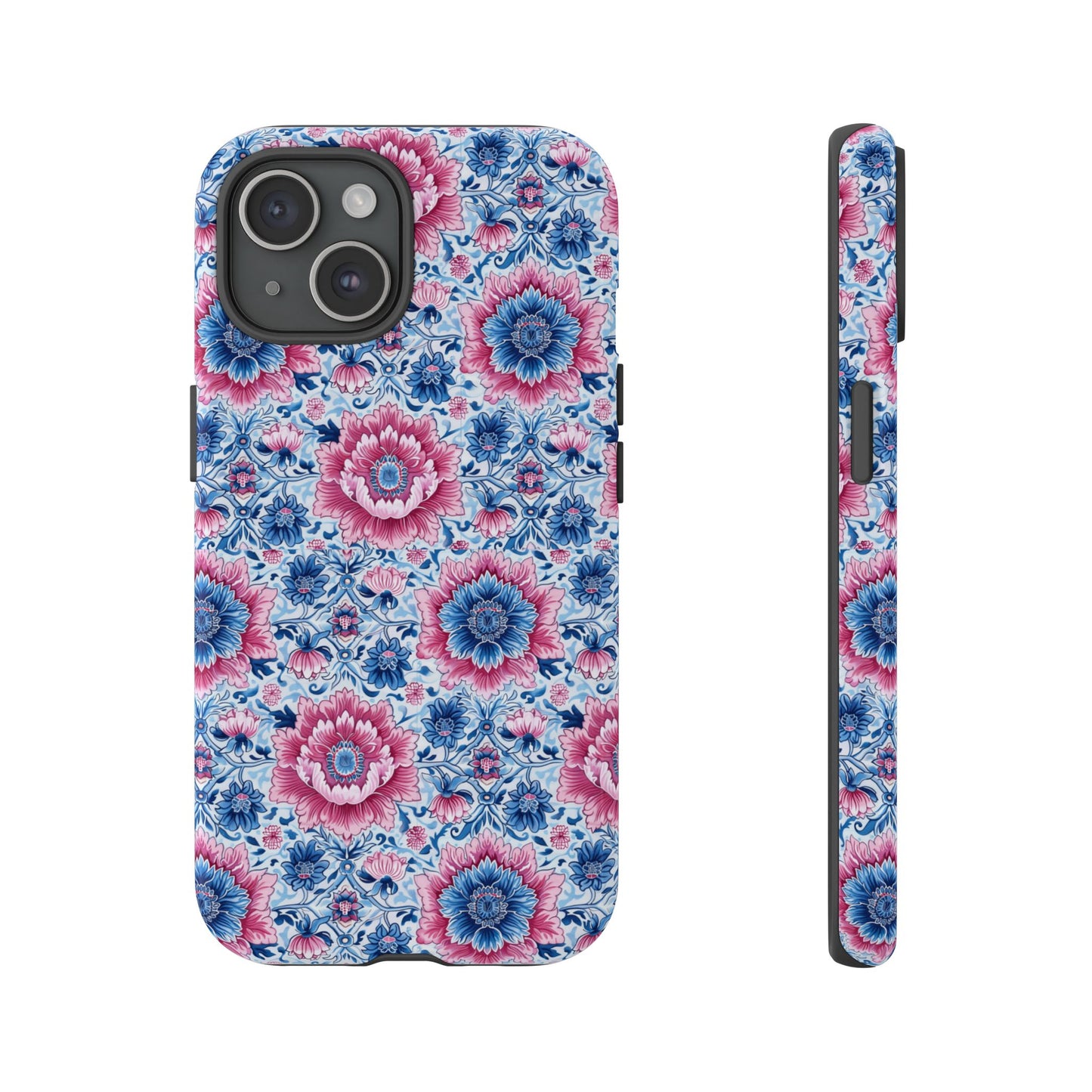Bleu and Pink LOTUS Thai motif for Iphone