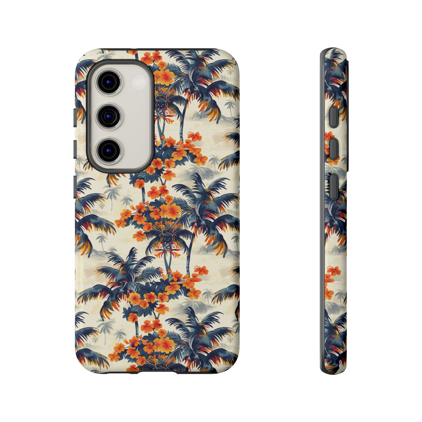 Thai colorful palm and flower Galaxy