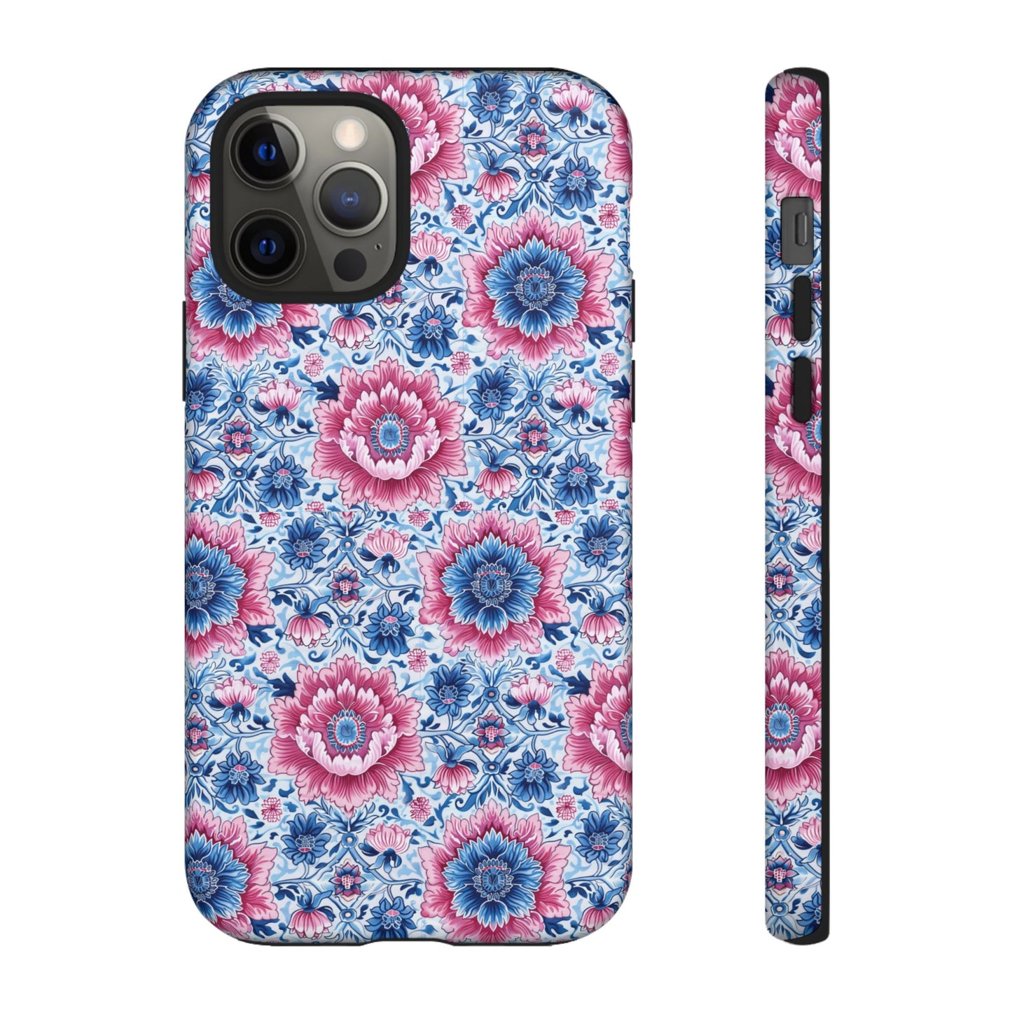Bleu and Pink LOTUS Thai motif for Iphone