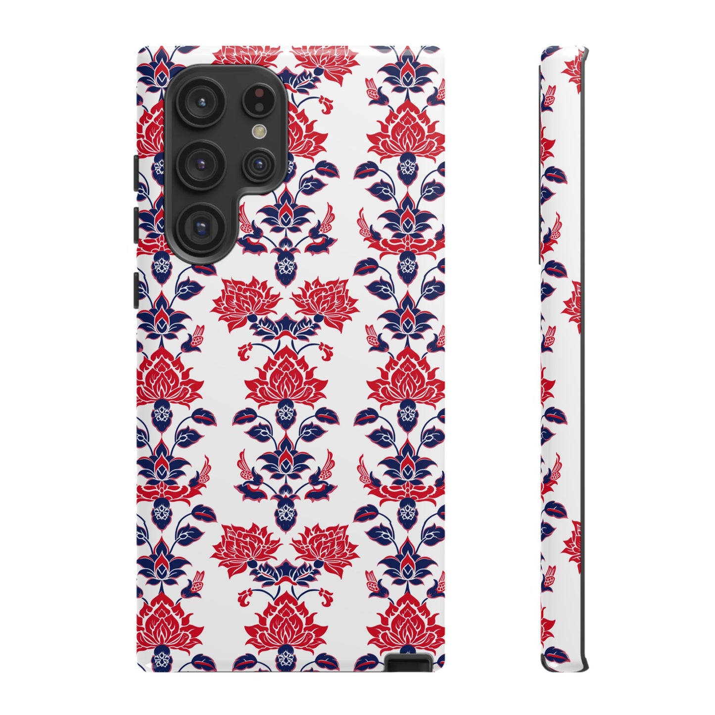 Old traditional Thai design Red on white for Galaxy