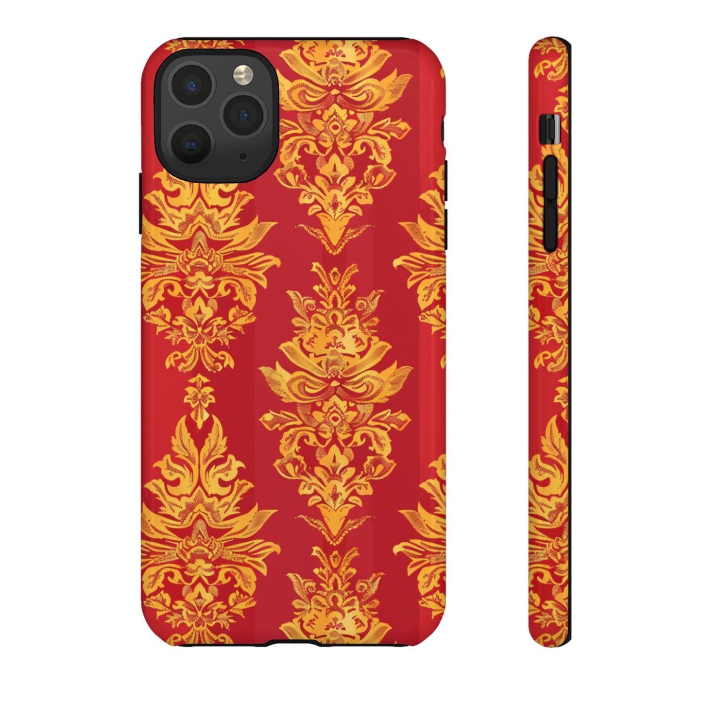 Gold on red Thailand traditional motif for Iphone