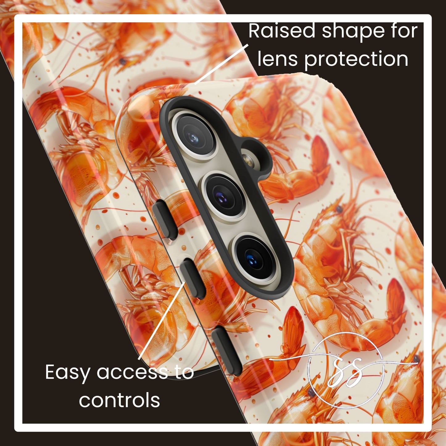 Cute shrimp design Galaxy