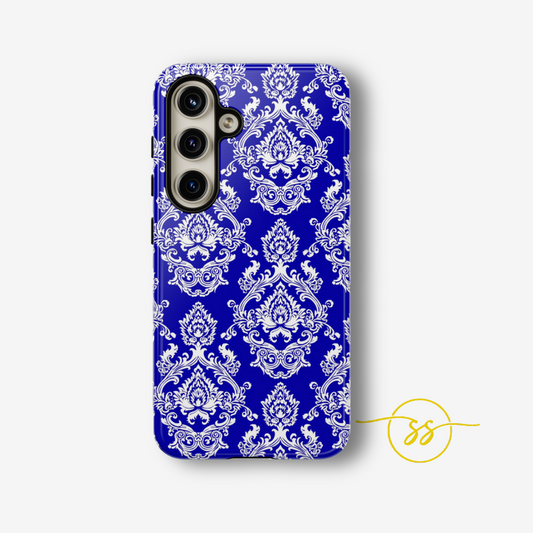 Deep blue with traditional Thai patterns for Galaxy