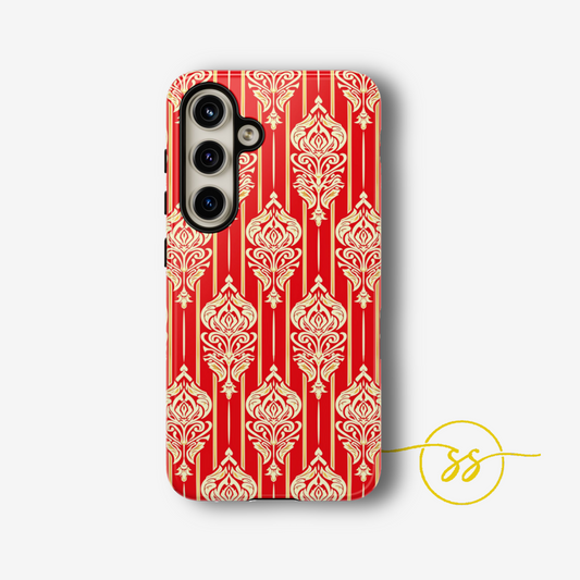 Motif of gold on red Classic Thailand design Galaxy